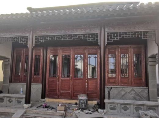 四合院與鋁合金仿古門窗，會不會天造地設的一對?