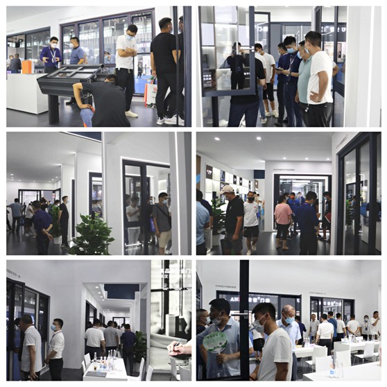 展會進行時丨皇雅門窗系統南京移門展首日盛況，現場直擊!