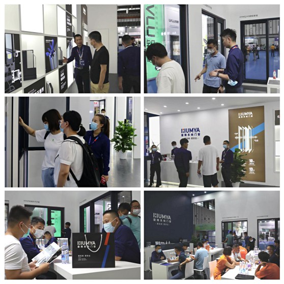 展會進行時丨皇雅門窗系統南京移門展首日盛況，現場直擊!